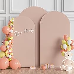 Wokceer Wedding Arch Cover (7.2FT, 6.6FT, 6FT) Set