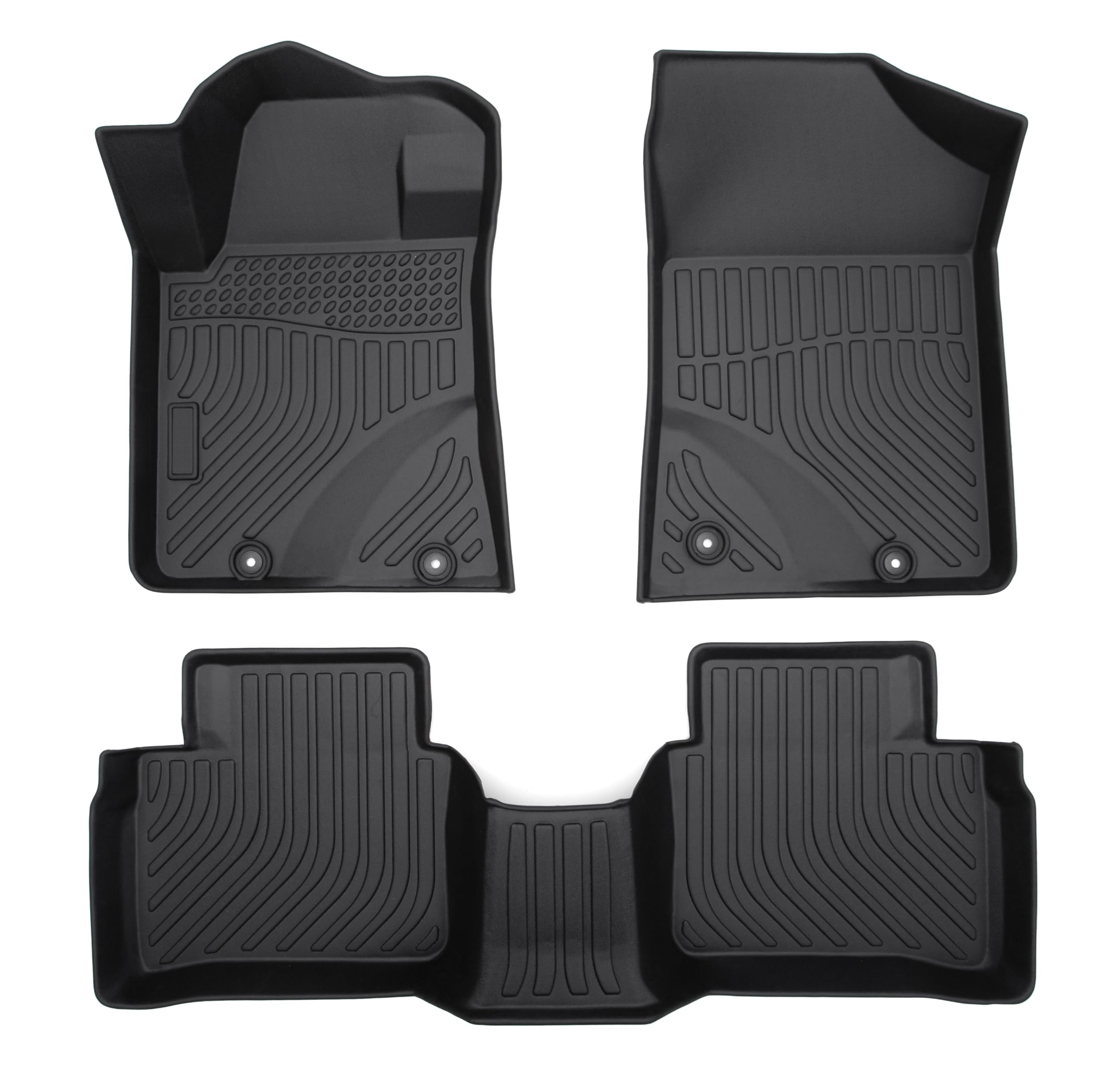 Photo 1 of Cartist Floor Mats for Nissan Altima 2013 2014 2015 2016 2017 2018 All Weather Floor Mat for Altima Accessories Waterproof Car Floor Mats Black Front Rear Heavy Duty TPE Carpet