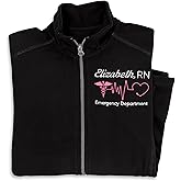 Women's Custom Nurse Jacket Personalized Embroidered Lightweight Jacket Nurse Jacket
