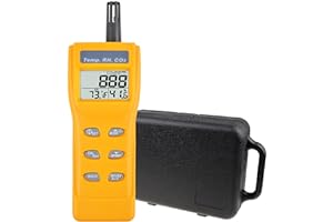 Indoor Air Quality 9999ppm Digital Carbon Dioxide Detector Temperature Humidity NDIR Sensor IAQ CO2 Monitor CO2 Detector Mete