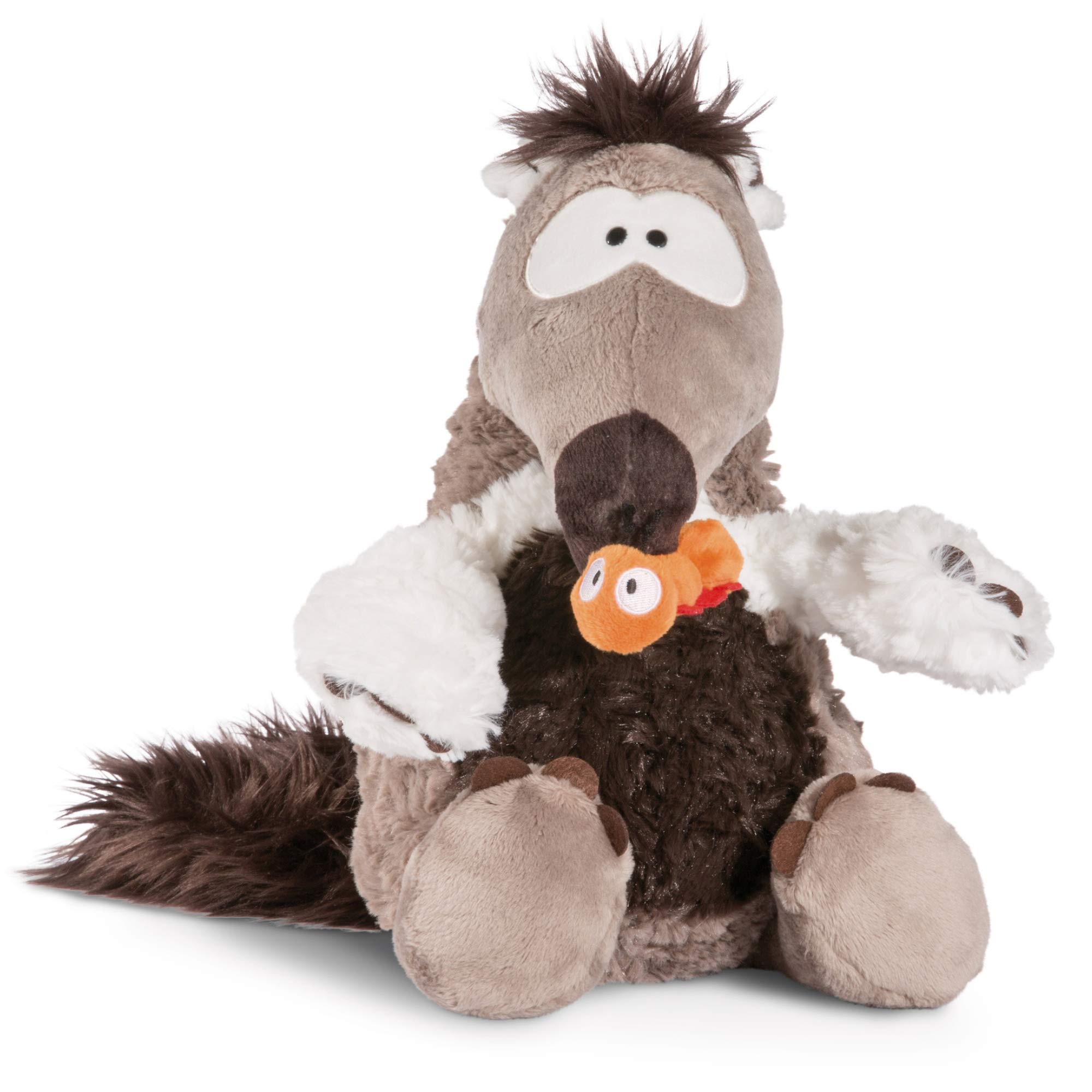 NICI 45241 Cuddy Soft Toy Anteater Anita 35cm Dangling with ant, Grey/White โ image 1