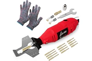 AR-PRO Electric Chainsaw Sharpening Kit 110V/180W, High-Speed Chainsaw Sharpening Tool, Includes 5-Speed Chainsaw Chain Sharpener with 3 Sizes Diamond Sharpening Wheels and Angle Adjustment Guide