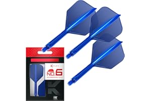 Target Darts K Flex Integrated Dart Flights And Shafts, No.6 | Pack Of 3 K-Flex - No6, Kflex All In One Moulded Dart Flight & Stem Lengths: Short, Intermediate & Medium | Professional Dart Accessories