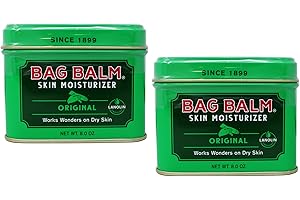 Bag Balm Vermonts Original Moisturizing And Softening Ointment, 8 Ounce (2 Pack)