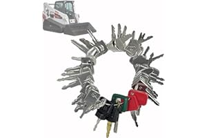 21 Pcs Heavy Construction Equipment Ignition Keys Sets Compatible with CAT Case JD JCB JLG Bobcat Hyster Komatsu Kobelco