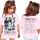 Princess Shirts Toddler Girl Magic Kingdom Kid Shirt Girls Trip Tee Holiday Magical Castle Vacation Short Sleeve Tops