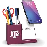 SOAR NCAA Unisex Cell Phone Wireless Charging Stand and Desktop Organizer