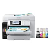 Epson EcoTank Pro ET-16650 Wireless Wide-Format Color All-in-One Supertank Printer with Scanner, Copier, Fax and Ethernet, White