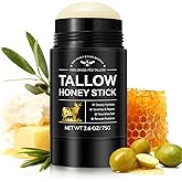 Mariayu Beef Tallow for Skin, Tallow and Honey Balm Stick for Face & Body, 100% Grass-Fed Beef Tallow, with Raw Honey and Beeswax, Natural Formula and Nourishing Dry Skin Care