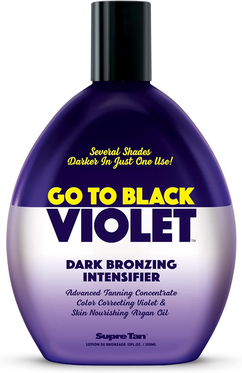 Supre Tan Go To Black Violet Dark Bronzing Intensifier 350ml Tanning Lotion