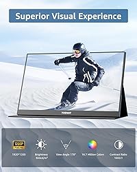 Yodoit Portable Monitor for Laptop 1920×1200