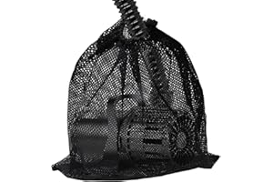Pond Pump Filter Bag, Catcan Nylon Mesh Barrier, Black Isolation Bag For Most Pumps