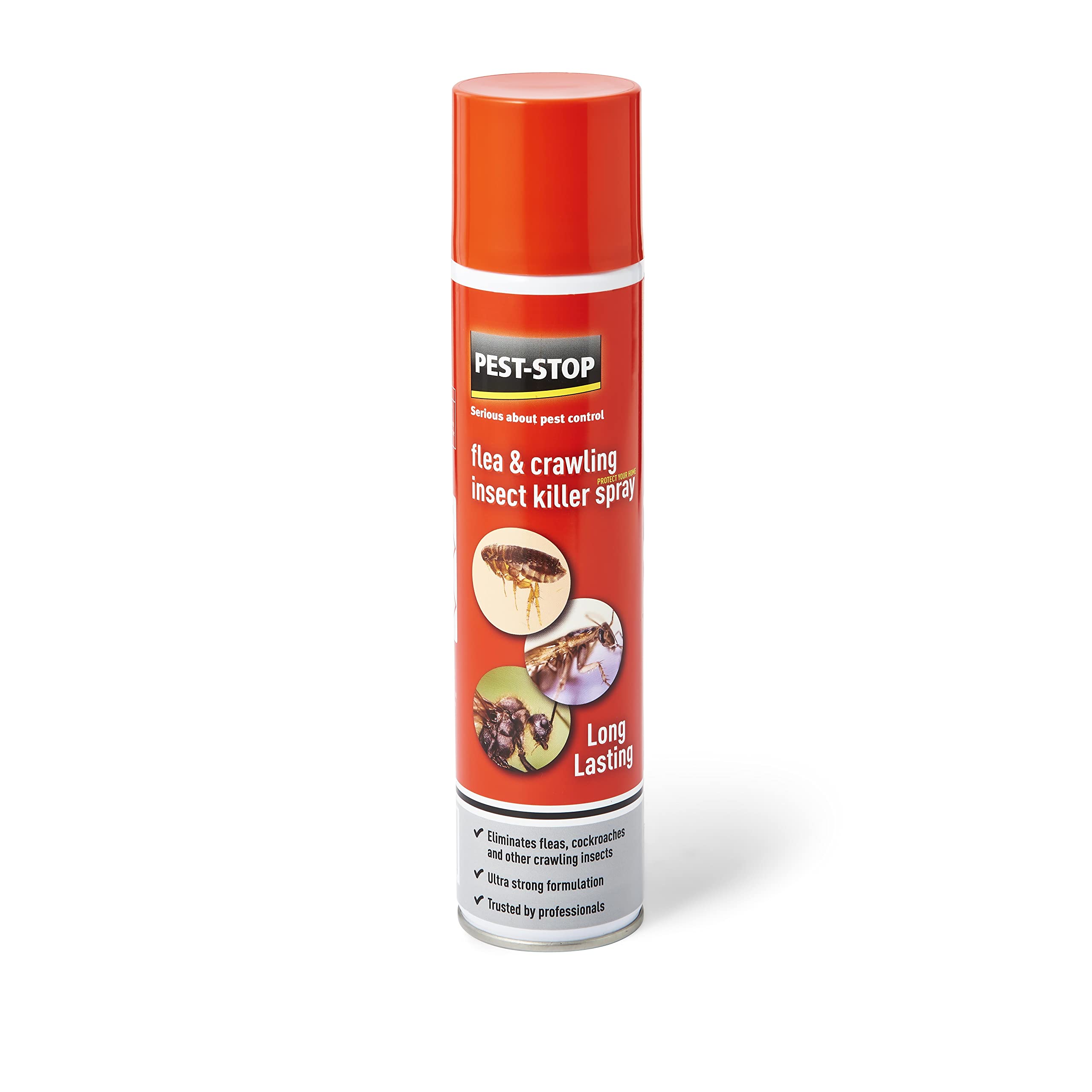 Pest-Stop Flea & Crawling Insect Killer Spray – Fast-Acting Indoor Use Against Fleas, Cockroaches, Ants and More – 300ml