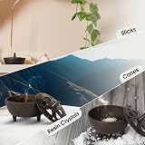 Anbar Lotus Flower Incense Burner, Cast Iron for Sticks, Cones, Wax Melts view 5