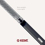 KENT for Men Pocket Folding Hair Brush Black Grey Ion Bristles Travel view 5