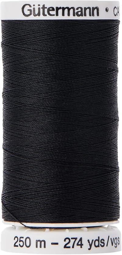 Gütermann Sew-All Thread Polyester Black 250m Strong Durable Seams