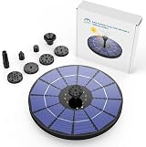 AISITIN 3.5W Solar Fountain Pump with 1500mAh Battery Backup Circle view 9