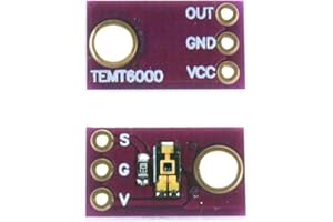 NOYITO TEMT6000 Light Sensor Module Ambient Light Sensor Module Analog Light Intensity Module Visible Light Sensor Module （Pack of 2）