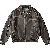 Aelfric Eden Jackets Multi Pocket Faux Leather Cropped Jacket Classic Vintage Comfy Soft Coats 2024 Trendy Outfits