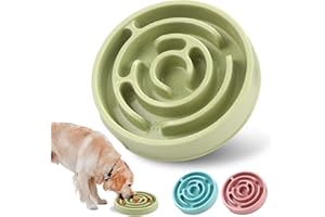 FACDIARY Slow Feeder Dog Bowls,Puzzle Dog Bowl with Anti-Slip, Slow Feeder & Non-Slip Design, Boredom and Anxiety Reducer, Suitable for All Breed Dogs and Cat