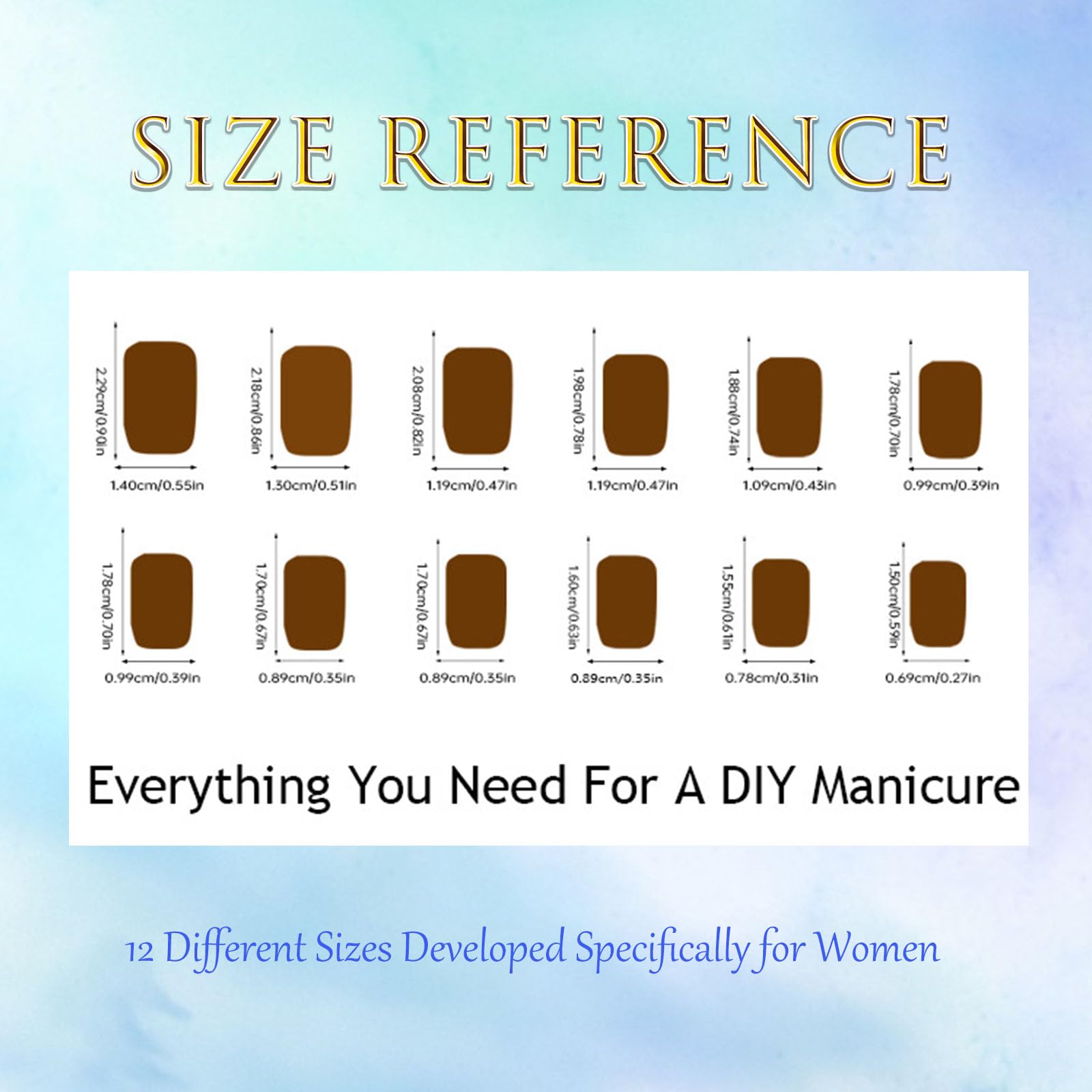 Flower Press on Nails Medium Cute Colorful 3D Flowers Fake Nails Square Acrylic Nails Press ons Colorful Floral Full Cover Glossy Spring and Summer Stick Glue on Nails for Women Girls 24 Pcs - Image 5