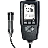 Coating Thickness Gauge CM-208Z &ndash; 0-3000&micro;m (0-120 mils) Industrial Paint Thickness Meter, 0.001mil Resolution, External Probe, Fe/NFe Auto Detection, USB Data Export
