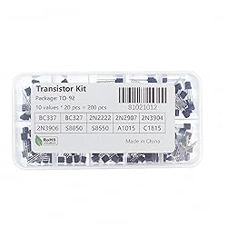 10Values 200PCS A1015 BC327 BC337 2N2222 2N2907