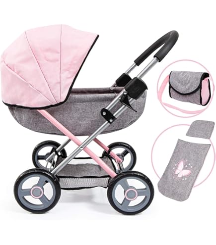 Cochecito para muñecas de bebé Cochecito para muñecas de 9,84x19,29x20,87 pulgadas Cochecito de bebé plegable para muñecas con marco resistente Cochecito de juguete para niños pequeños, niñas, niños p Cochecito para muñecas de bebé Cochecito para muñecas de 9,84x19,29x20,87 pulgadas Cochecito de bebé plegable para muñecas con marco resistente Cochecito de juguete para niños pequeños, niñas, niños p