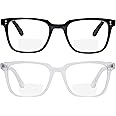 Yogo Vision 2 Pack Bifocal Reading Glasses Readers for Men Women Anti Glare Lightweight Eyeglasses