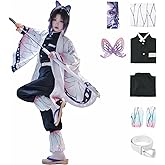 CHENYIZDQ Kocho Cosplay Costume Women Plus Size Kochou Costume Anime Adult Women Gradient Kimono for Halloween Party