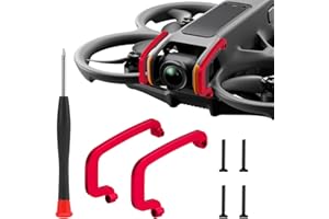 FPVERA Gimbal Bumper for DJI Avata 2, FPV Drone Camera Lens Protector Aluminum Alloy Anti-Collision Accessories for DJI Avata 2 Drone (Red)