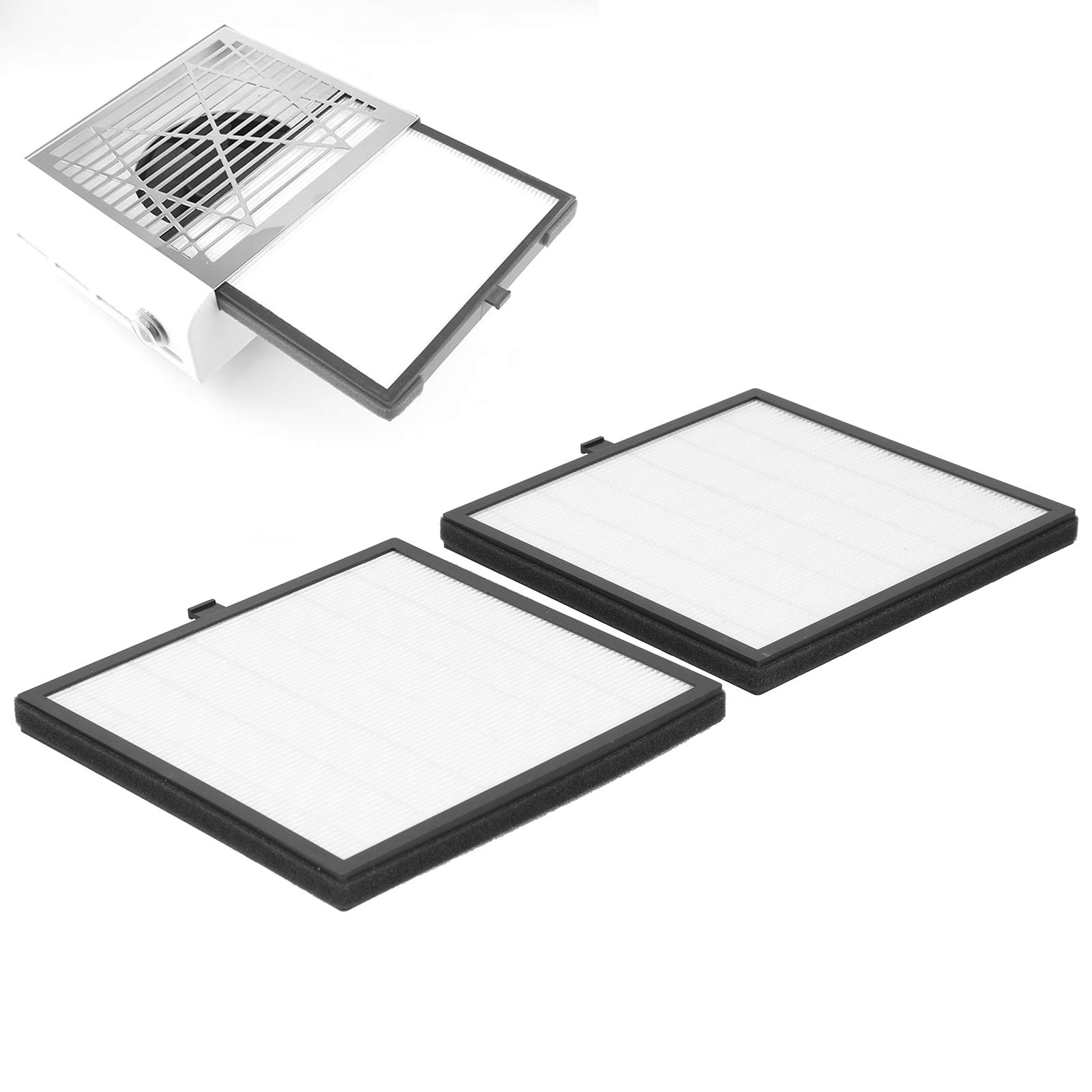 Nail Dust Extractor Filter, Nail Drill Machine Replacement Nail Dust Collector Filter for Home Nail Salon