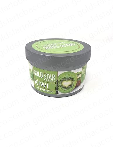 GOLDSTAR Herbal Non Tobacco Smoke Kiwi Flavor Premium Hookah, Shisha,  Nargila 200 gm in Kenya