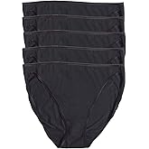 Felina | So Smooth Modal Hi Cut Panty | Hi Leg Opening Panties for Women | 5-Pack