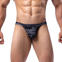 Summer Code Mens Bikini Briefs Low Rise Bulge Pouch