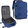 coowoz Large Travel Backpack for Women Men,Carry On Backpack,Hiking Backpack Outdoor Sports Rucksack Casual Daypack Travel Essentials Royal Blue