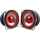 Gikfun 2" 4Ohm 5W Full Range Audio Speaker Stereo Woofer Loudspeaker for Arduino Replacement (Pack of 2pcs) EK1949