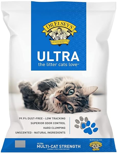 DR. ELSEY’S ULTRA UNSCENTED CLUMPING CLAY CAT LITTER...