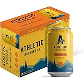 Athletic Brewing Company Non-Alcoholic Beer Upside Dawn Golden Ale, 12pk, 12 Fl Oz Cans, 0.5% ABV