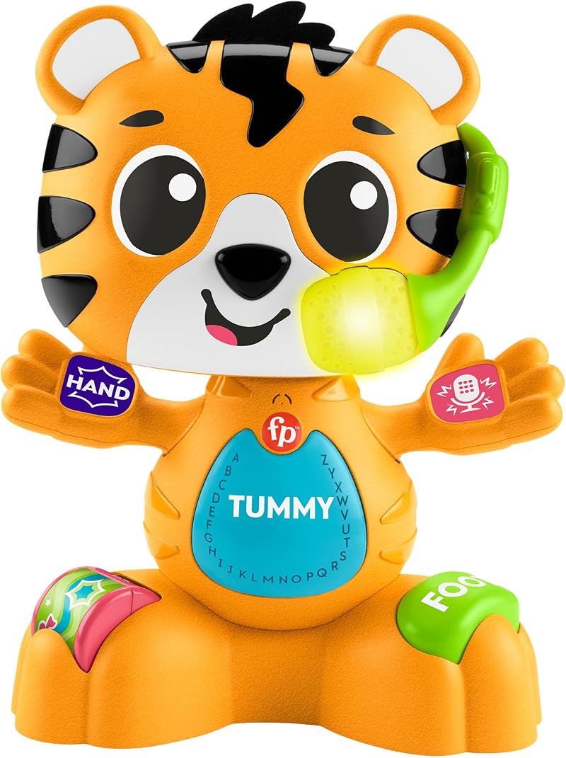 Fisher-Price Link Squad Bop & Groove Tiger with Music Lights UK Version