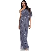 Adrianna Papell Women's Long Beaded Dress