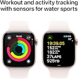 Apple Watch Series 10 GPS 42mm Rose Gold Aluminium Light Blush Band S/M view 4