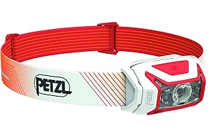 PETZL ACTIK CORE Rechargeable Headlamp - 600 Lumens - Red (Classic)