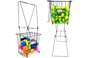 Airhercs Tennis Balls Hopper Or Pickleball Hopper,79 Tennis Capacity Or 50 Picklel Capacity,Also As Ball Picker,Easy to Pick 