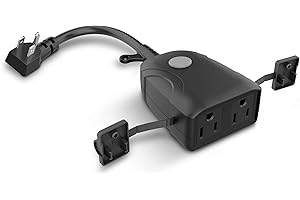 Feit Electric 120V 15A Smart Wifi Enabled Dual Outlet Wall Plug