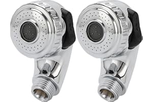 LukLoy 2 Pack Professional Shampoo Bowl Sprayer Head Side Control for Salon Sink Sprayer Replacement Part