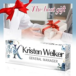 Custom Office Name Plate for Desk - Desk Name Plate