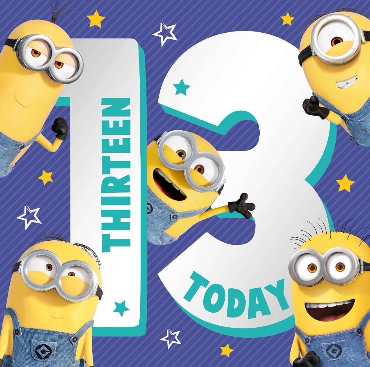 Despicable Me Age 13 Birthday Card