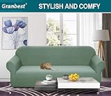 Granbest Premium Water-Repellent 4 Seater Sofa Slipcover Matcha Green view 2