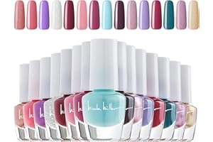 NICOLE MILLER NEW YORK Nicole Miller Mini Nail Polish Set – Glossy, Vibrant Colors for Fingernails & Toenails, Trendy Collection